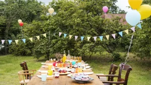 sustainable party decor ideas